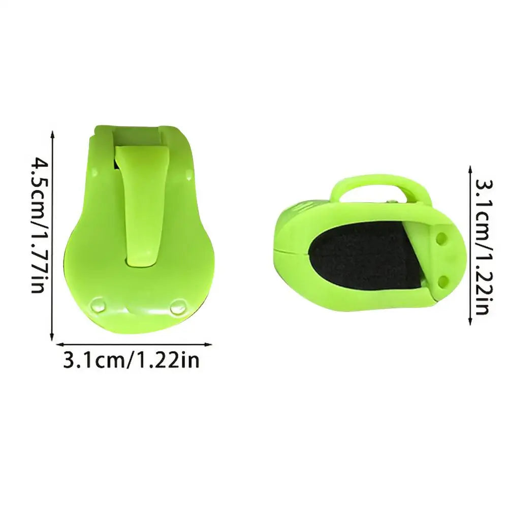 Fishing Rod Clips 4-Pack – Quick-Attach Secure Grip Holder Fishing Rod Holder PLUSH Green 4Pcs