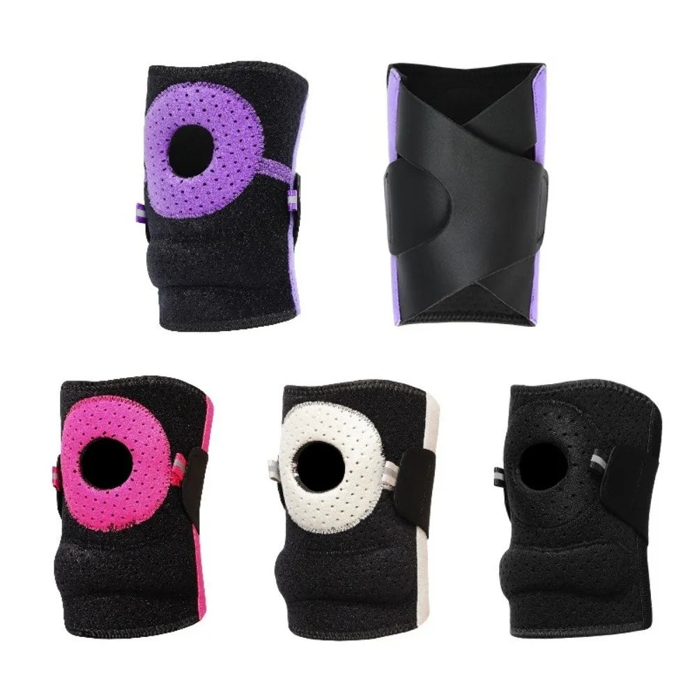Adjustable Silicone Knee Brace – Breathable Anti-Slip Sports Support Sports Knee Brace PLUSH