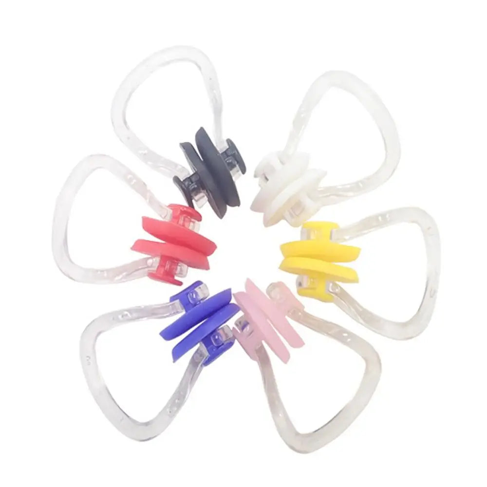 Soft Silicone Swim Nose Clips for Kids & Adults – 5pcs Swim Nose Clips PLUSH
