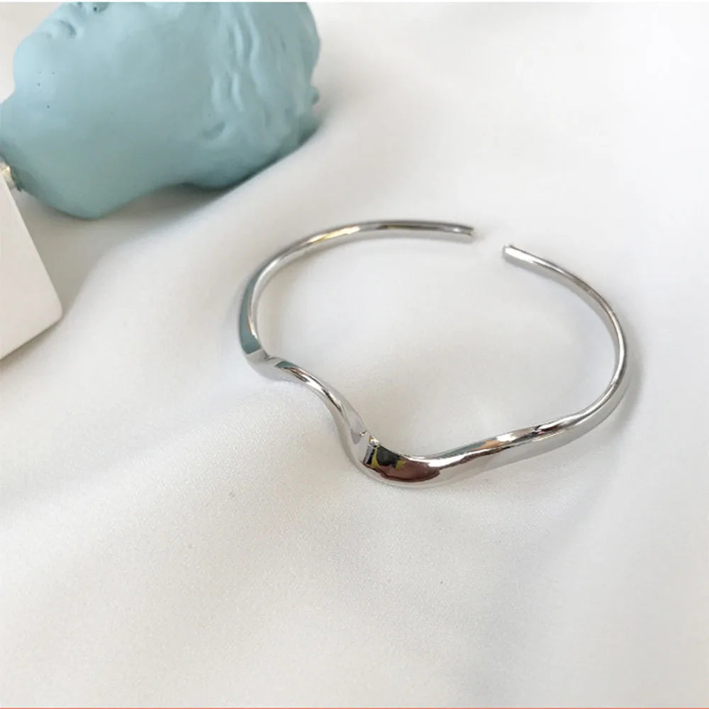 Adjustable Pearl Opening Bangle Bracelet – Elegant Cuff Bangle Bracelet PLUSH