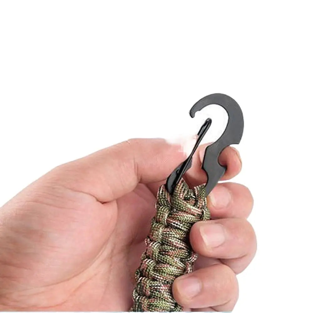 Carabiner Keychain Bottle Opener & Paracord Clip | Outdoor EDC Carabiner Keychain PLUSH