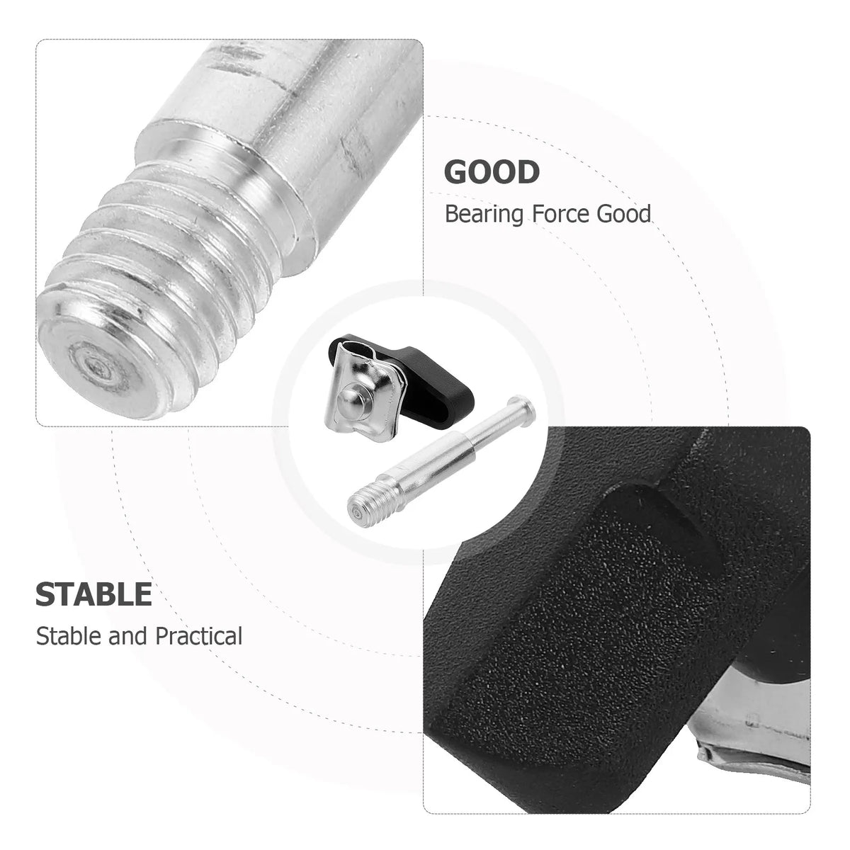 Studio Mic Boom Arm Clamp Adapter & Screw Bolt Connector Set Mic Arm Adapter PLUSH