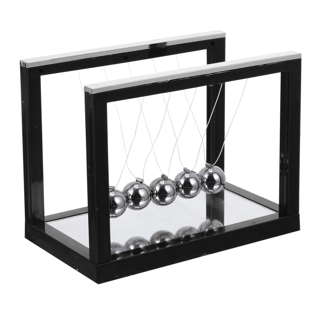 Newton's Cradle Mirror Pendulum Balls – Physics Desk Decor Physics Desk Toy PLUSH