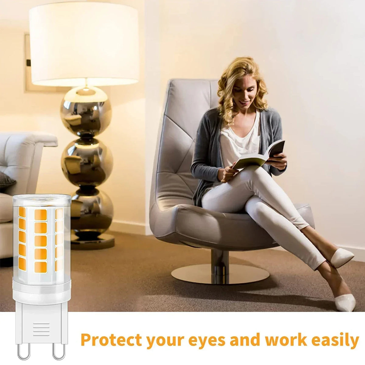 G9 LED Corn Bulbs 3W 220V | 2700K & 6500K | 3 or 8 Pack LED Light Bulbs PLUSH