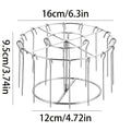 Stainless Steel Vertical Skewer Rack – 24-Skewer BBQ Stand BBQ Skewer Rack PLUSH 1PC