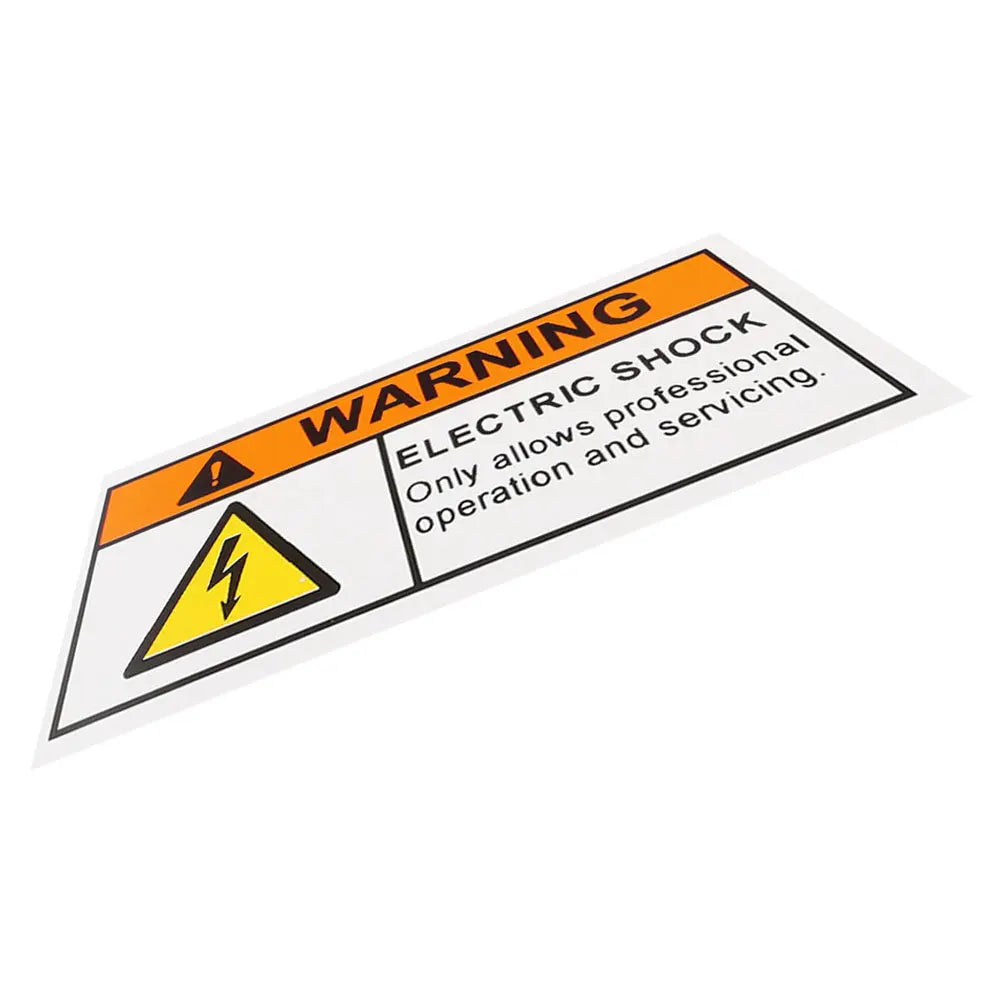 Electrical Safety Warning Sticker – Oil-Resistant Voltage Hazard Label Safety Warning Sticker PLUSH