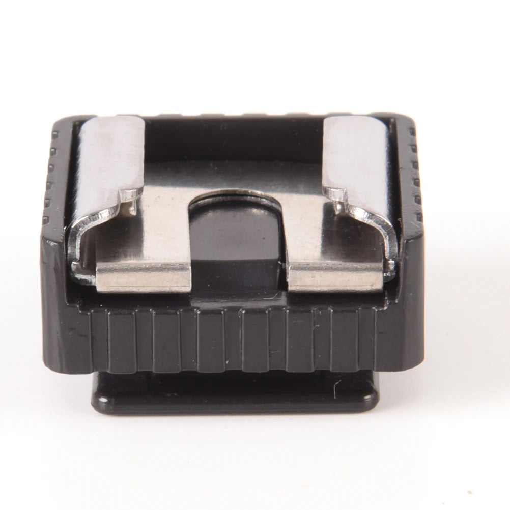 Metal Flash Hot Shoe to 1/4" Screw Tripod Mount Adapter DSLR Camera Mount Adapter PLUSH