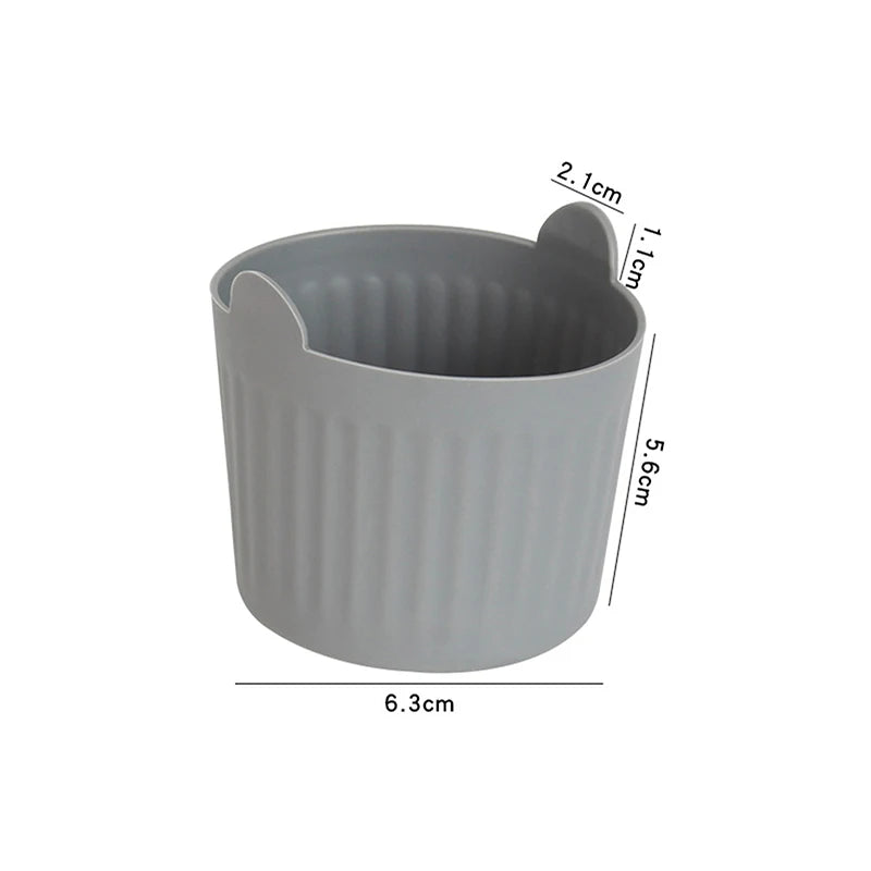 Silicone Wax Melting Bowl 200ml – Non-Stick Warmer Insert Wax Warmer Bowl PLUSH Gray
