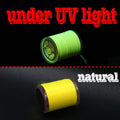 UV Fluorescent Fly Tying Thread 150D 150 Yard – Bass Trout Fly Tying Thread PLUSH Fluorescent Yellow