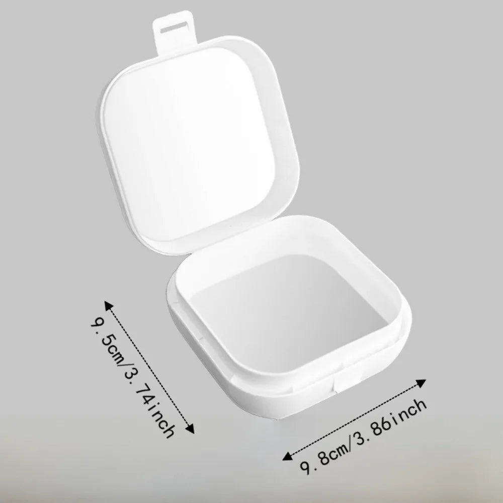 Portable Jewelry Box Square Plastic Desktop Organizer Jewelry Storage Box PLUSH