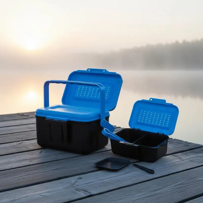 Portable Waist Fishing Tackle Box – Lure & Bait Carrying Case Fishing Tackle Box PLUSH