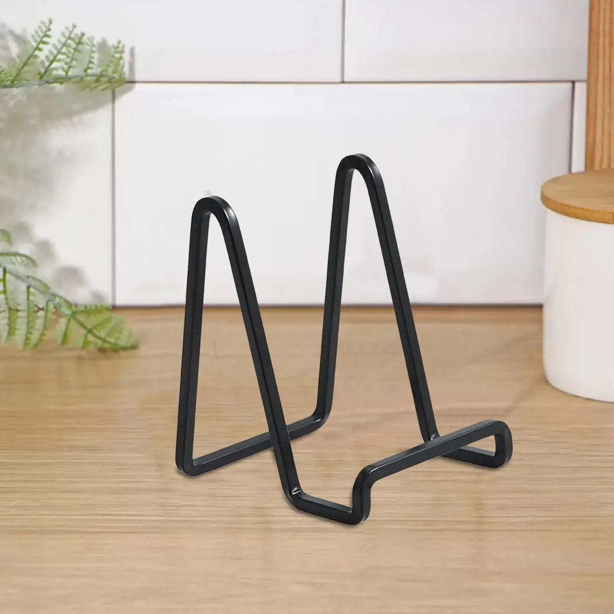 Black Metal Display Stand for Plates, Frames & Books Display Stand PLUSH