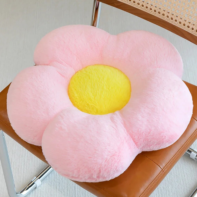Flower Shaped Plush Pillow – Soft Floral Decorative Cushion Decorative Pillow PLUSH Pink 1 35cm