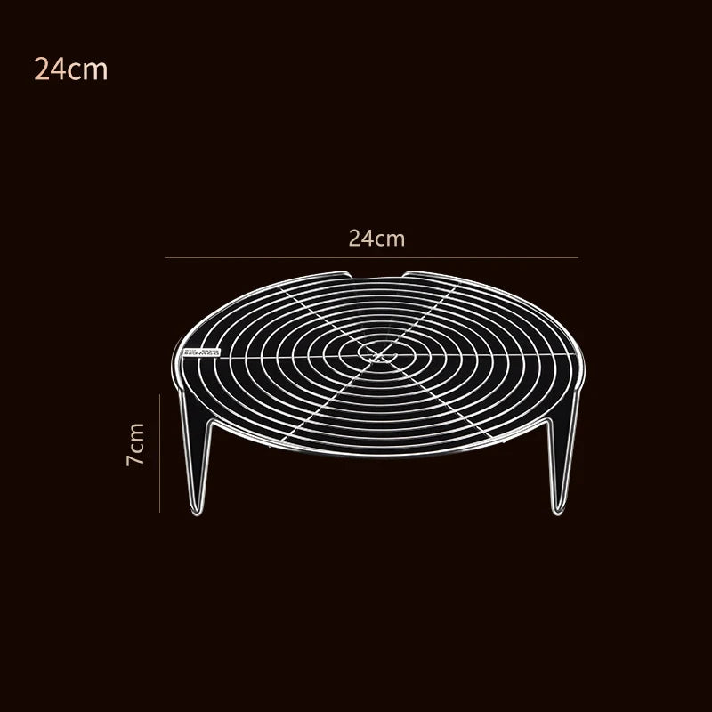 Stainless Steel Steamer Rack – Multifunction Pot Steaming Tray Steamer Rack PLUSH 8
