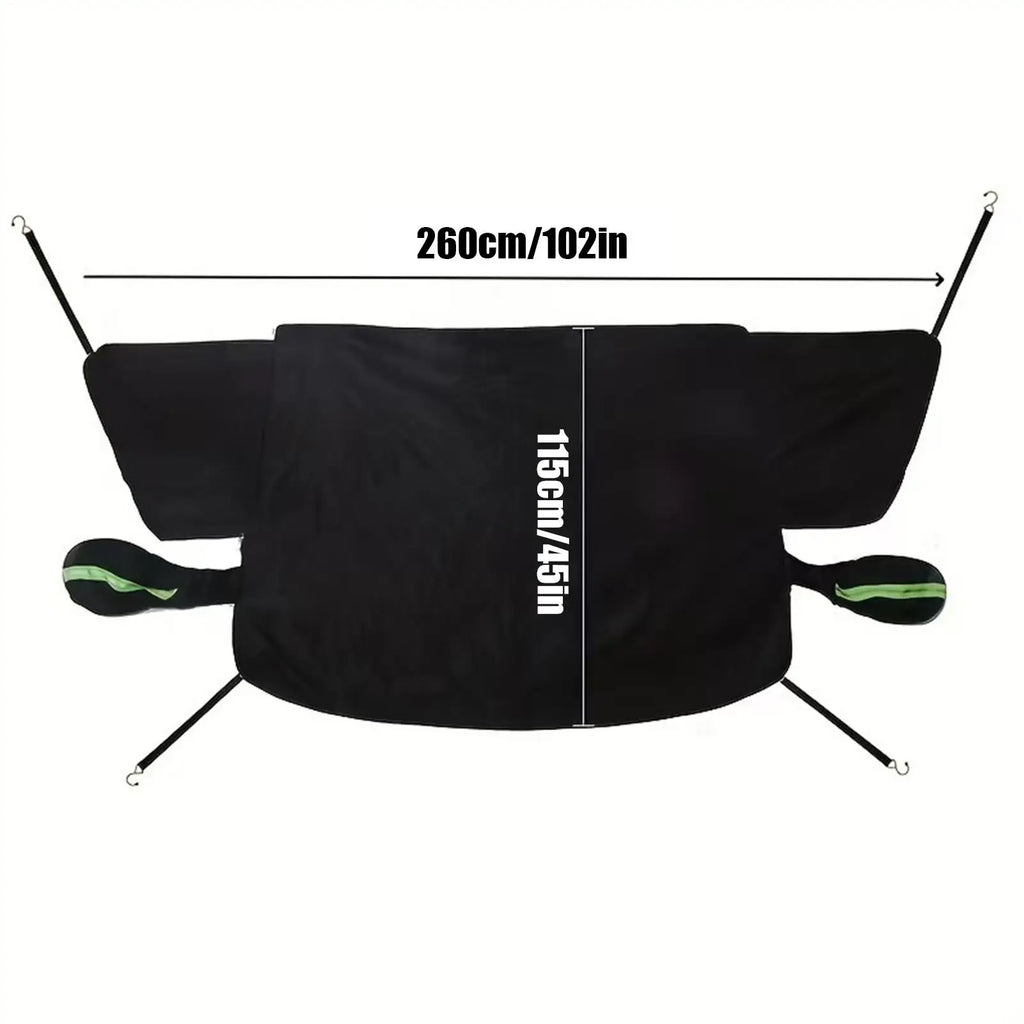 Car Windshield Snow & Sun Cover – Waterproof Protector Windshield Car Cover PLUSH