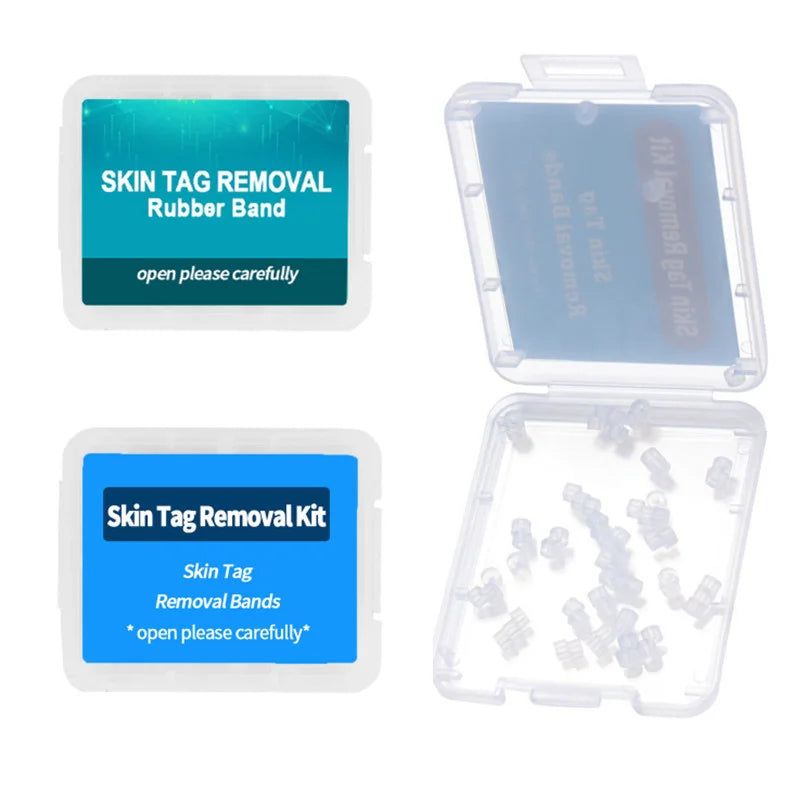 Skin Tag Removal Bands 30pcs – Non-Toxic Rubber Rings Skin Care Tool PLUSH