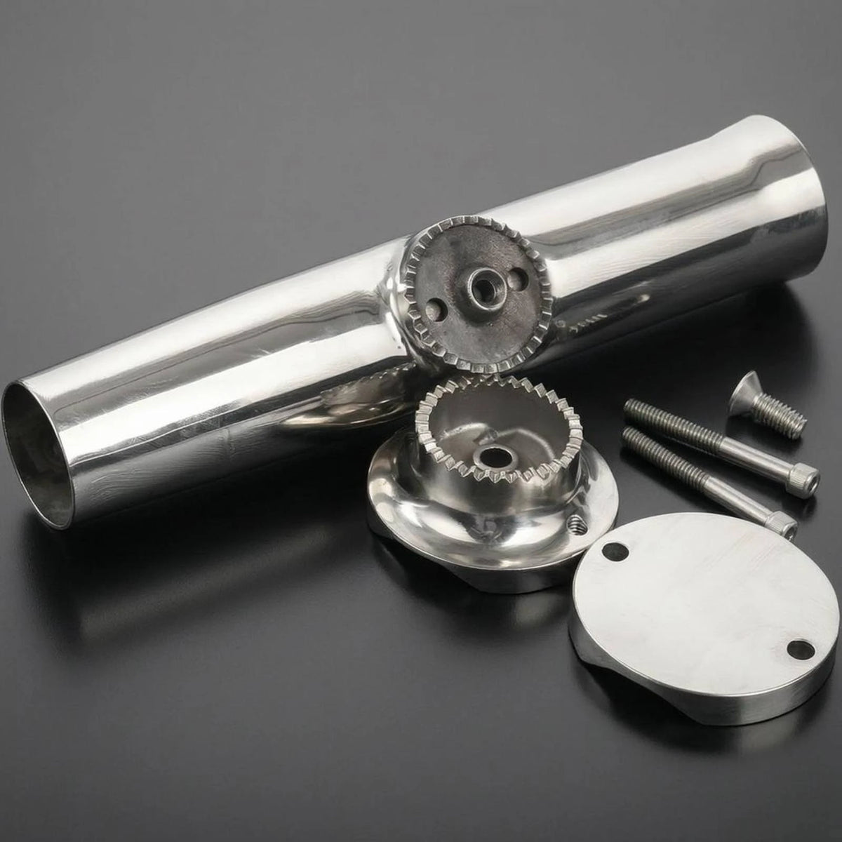 Stainless Steel Rail Mount Fishing Rod Holder Boat Clamp Fishing Rod Holder PLUSH