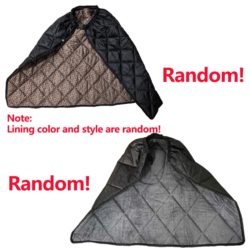 Motorcycle Windshield Knee Apron – Waterproof Winter Leg Cover Motorcycle Knee Apron PLUSH