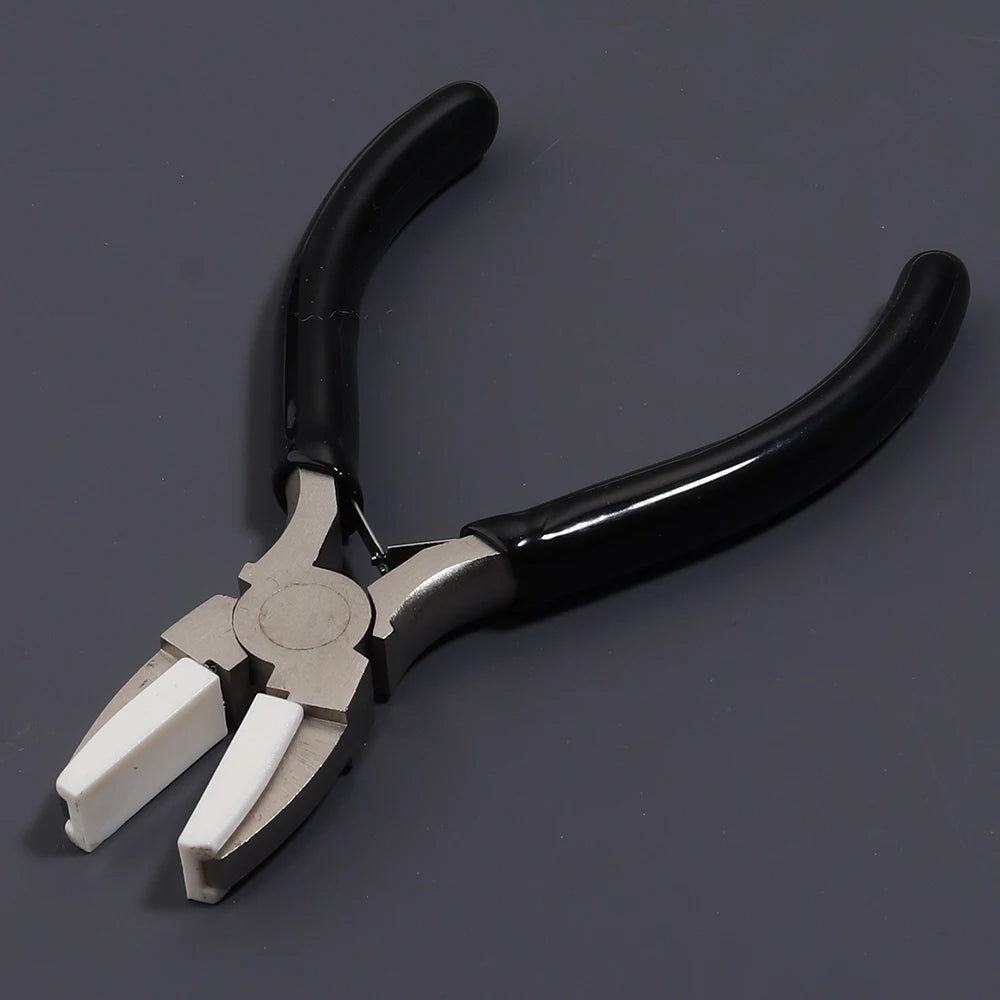 Flat Nose Pliers Nylon Jaws – High Carbon Steel Jewelry Tool Jewelry Making Pliers PLUSH 01
