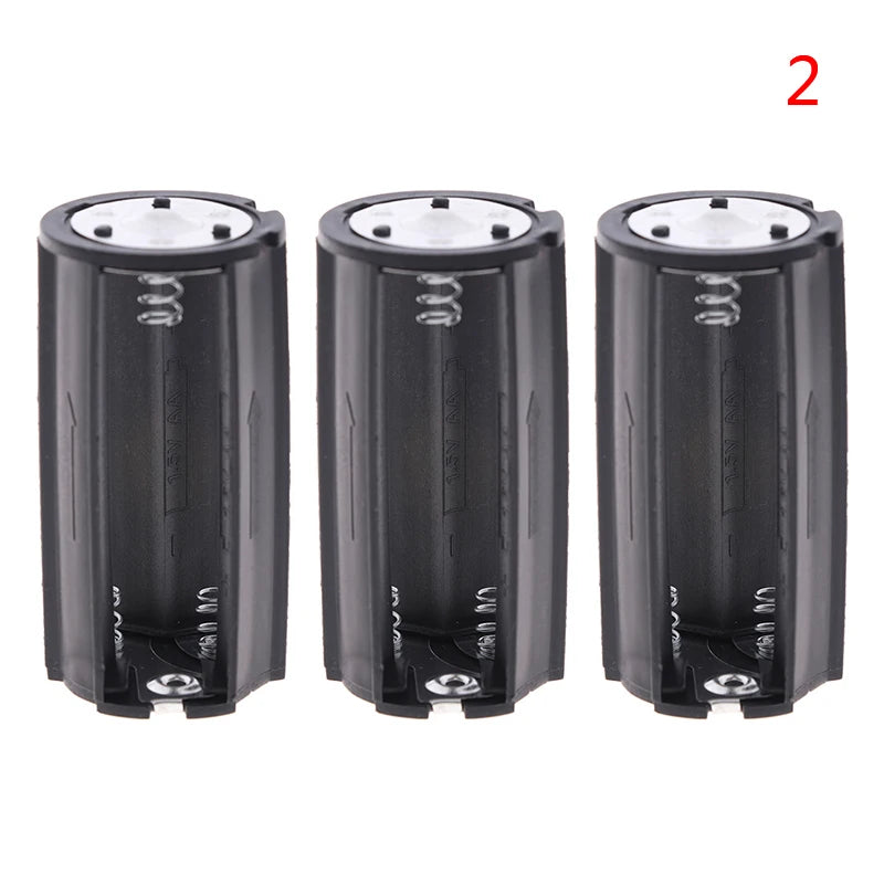 3×AA to D-Size Battery Adapter – Series 4.5V Converter Battery Size Adapter PLUSH 3Pcs
