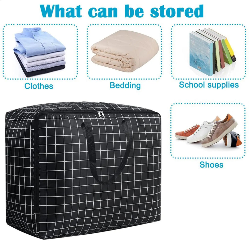 75L Oxford Cloth Storage Bag – Waterproof, Foldable & Large Storage Bag PLUSH