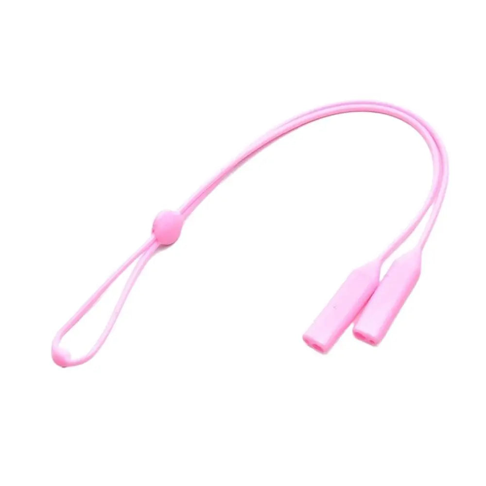 Silicone Glasses Strap Lanyard – Kids & Adults Eyewear Cord Eyewear Strap PLUSH pink