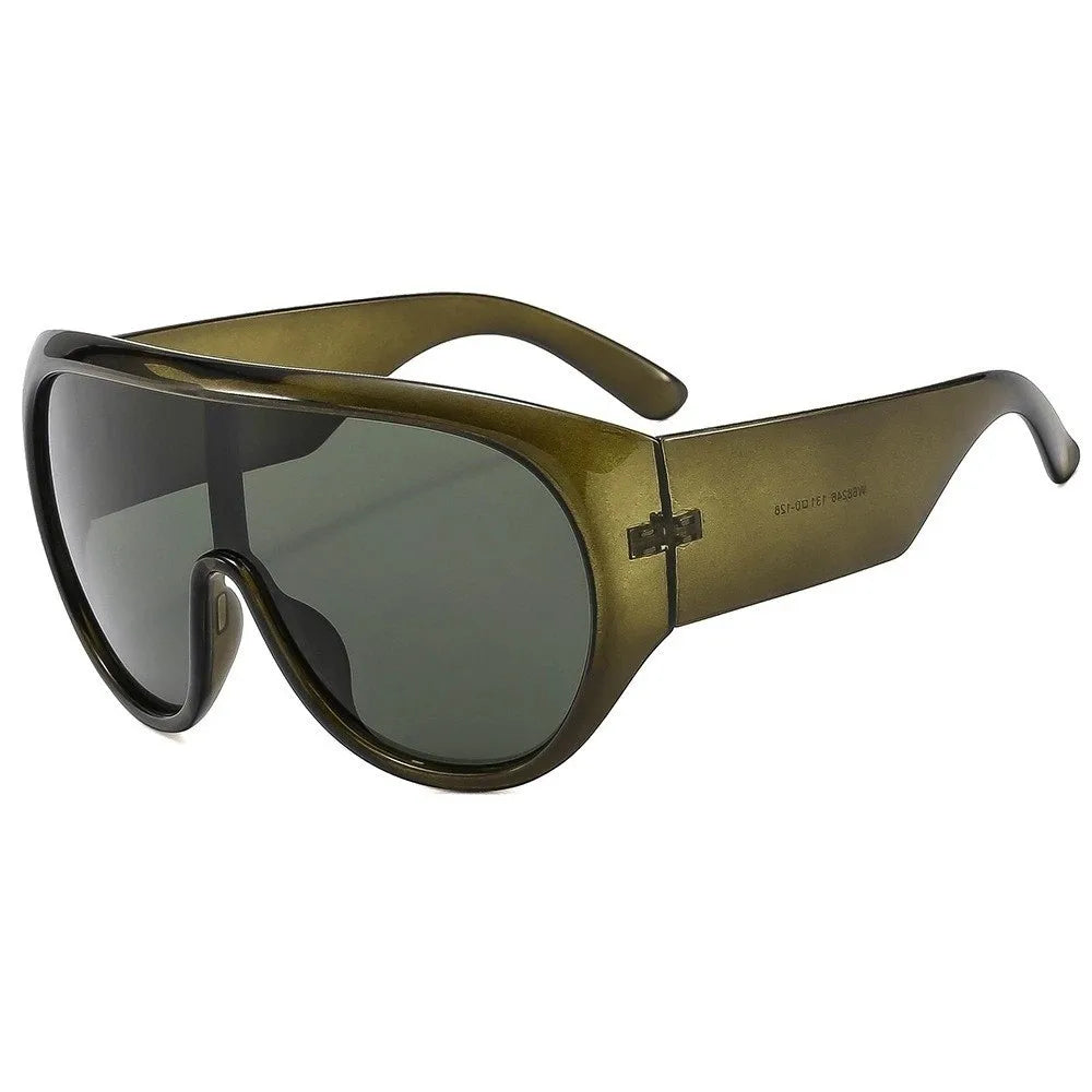 Oversized Square UV400 Sunglasses – Punk Vintage Style Women Oversized Sunglasses PLUSH Style B