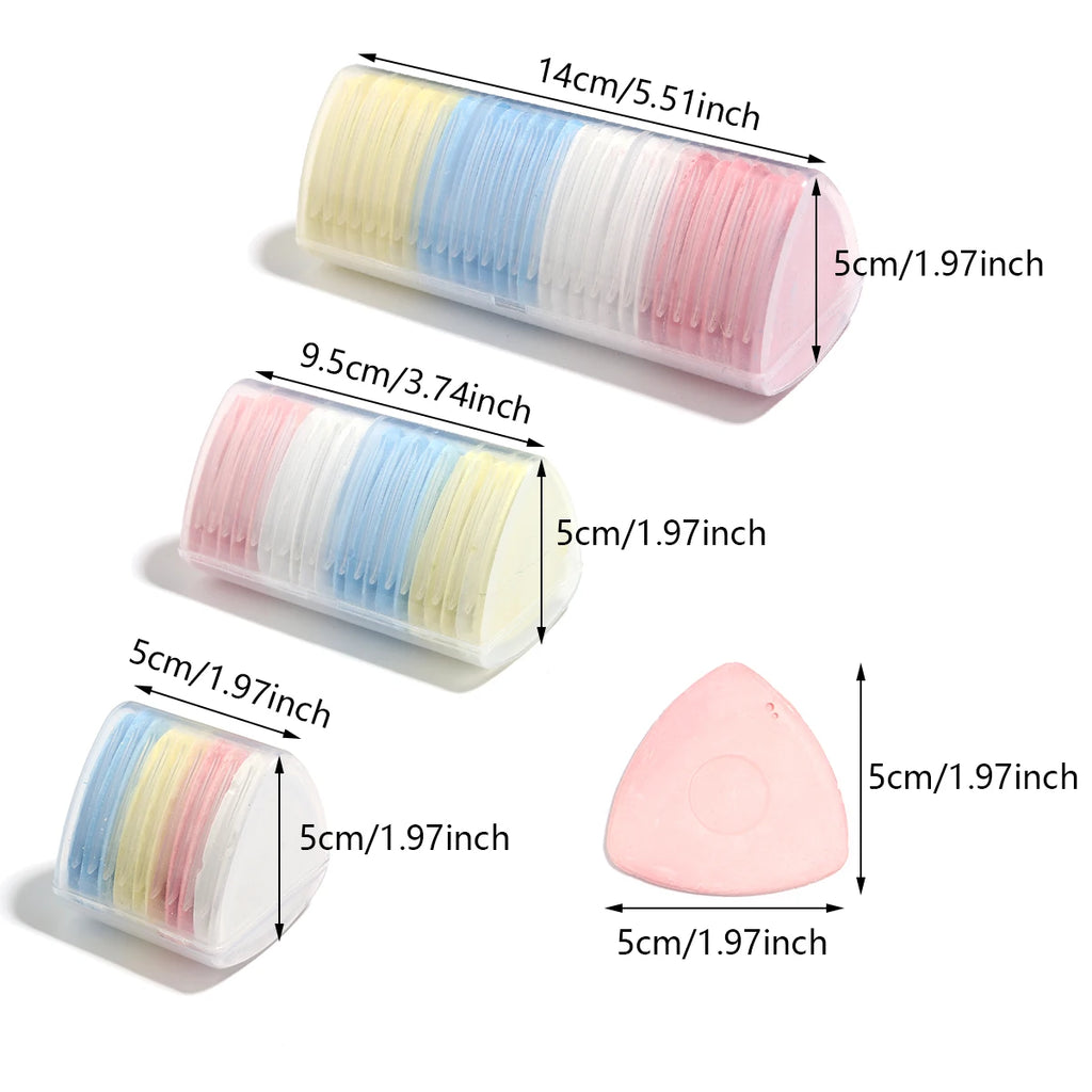 Triangular Tailor Chalk 10-30pcs – Fabric Marking Sewing Tool Tailor's Chalk Set PLUSH