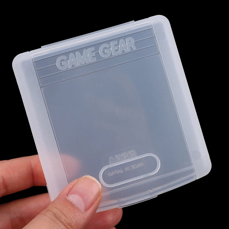 Clear Game Gear Cartridge Case – Protective Storage Display Box Cartridge Storage Case PLUSH