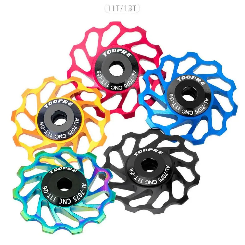 11T/13T AL7075 CNC Bike Rear Derailleur Pulley – Ceramic Bearing Derailleur Pulley PLUSH