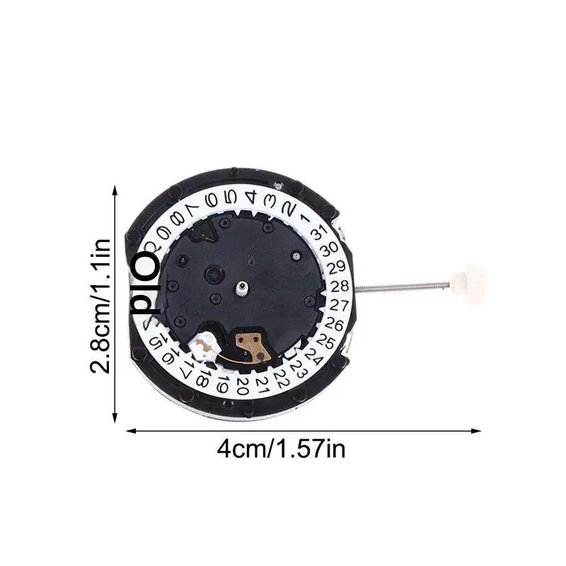 PE50 Quartz 6-Pin Watch Movement | Calendar 2/6/10 Sub-Dial Watch Movement PLUSH PE50