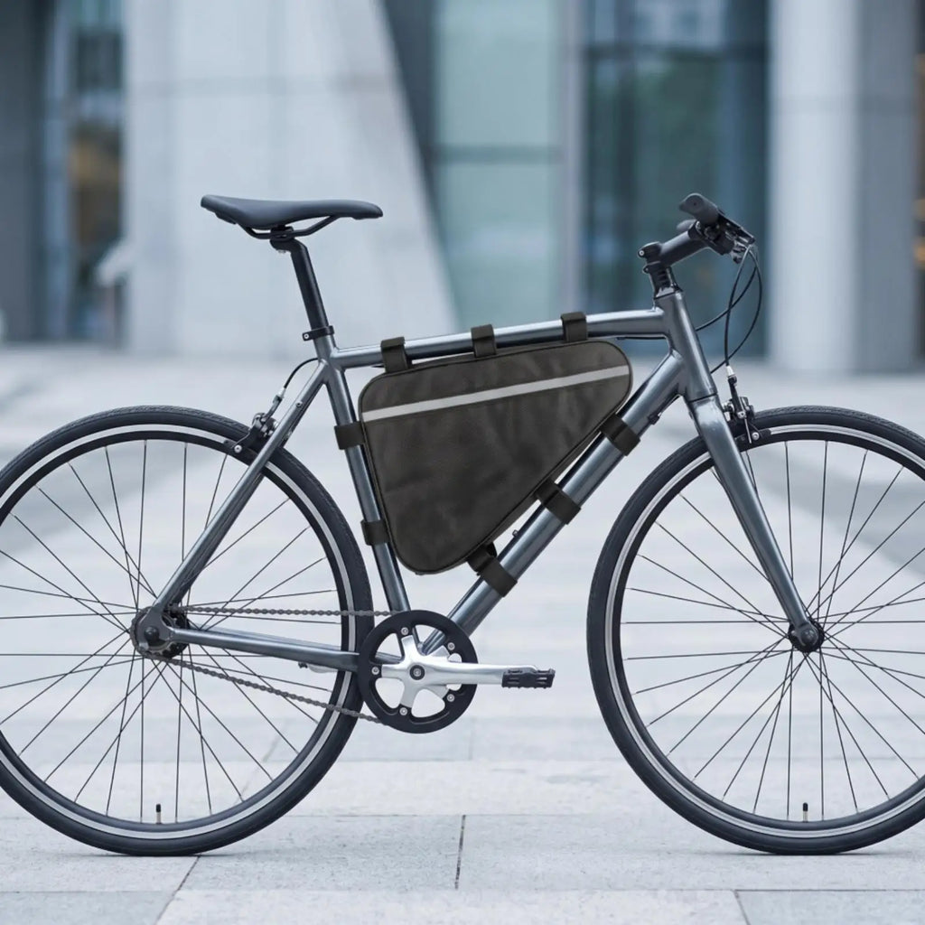 Waterproof Triangle Bike Frame Bag – Reflective & Cable Port Bike Frame Bag PLUSH