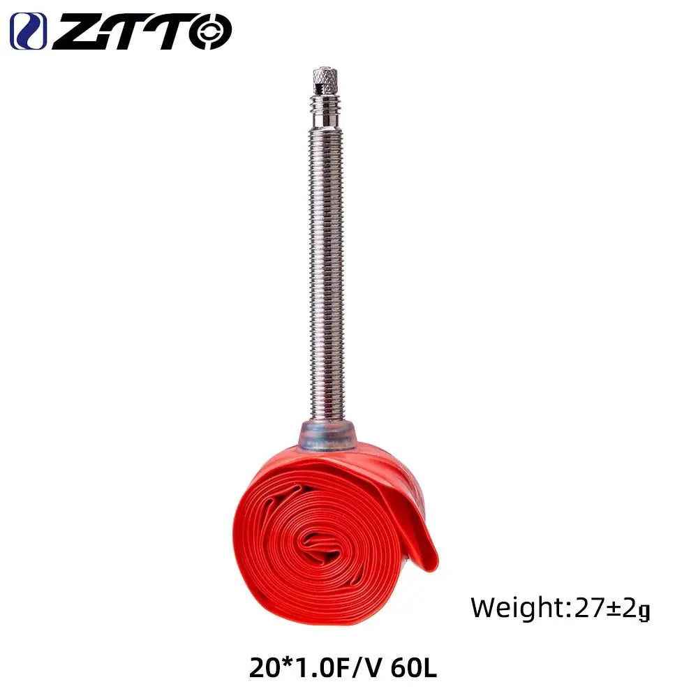 ZTTO TPU Bike Inner Tube French Valve 48/60/80mm Ultralight Bicycle Inner Tube PLUSH NO.6