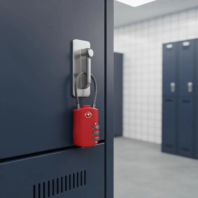 3-Digit Zinc Alloy Travel Customs Lock for Luggage & Backpack Travel Combination Lock PLUSH