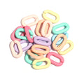 30pcs Colorful Acrylic U-Shape Link Clasps 9x15mm DIY Jewelry Jewelry Clasps PLUSH Style 7