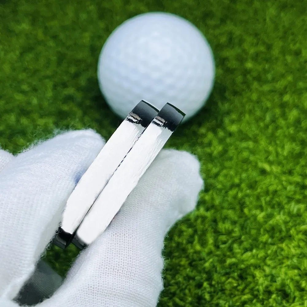 Golf Ball Marker Spirit Level – High Precision Putting Tool Golf Training Aid PLUSH