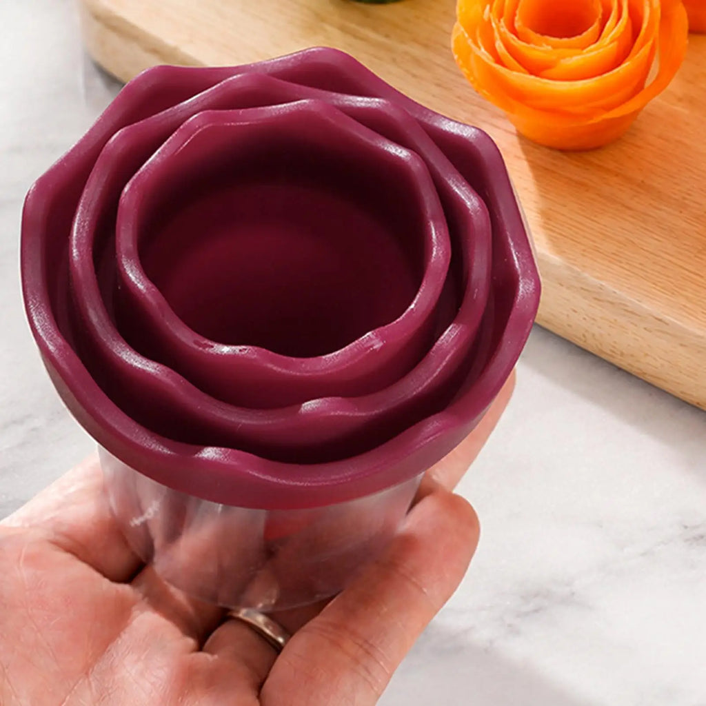 Spiral Vegetable Cutter Flower Slicer & Grater Kitchen Tool Spiral Vegetable Slicer PLUSH