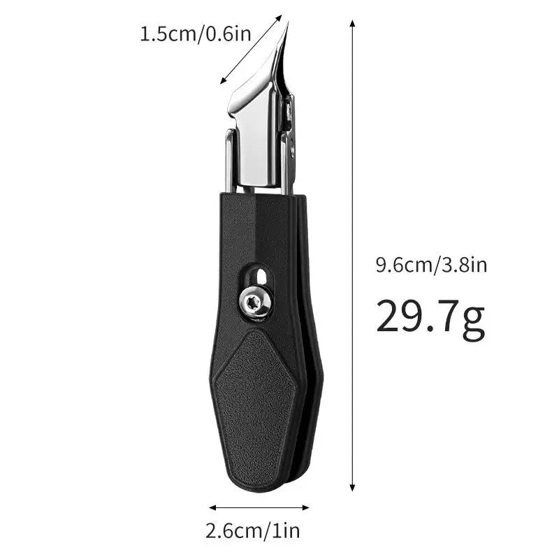 Professional Toenail Clipper 25° Slant Wide Jaw Stainless Steel Nail Clipper PLUSH