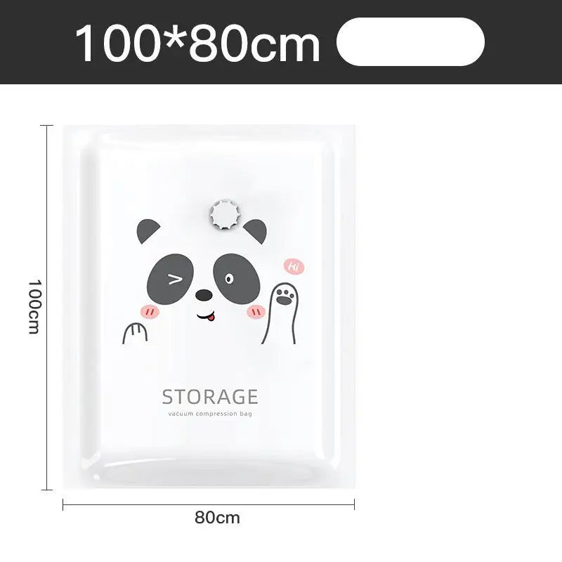 Reusable Vacuum Compression Bags for Clothes & Travel Vacuum Storage Bags PLUSH Vacuum Bag XL