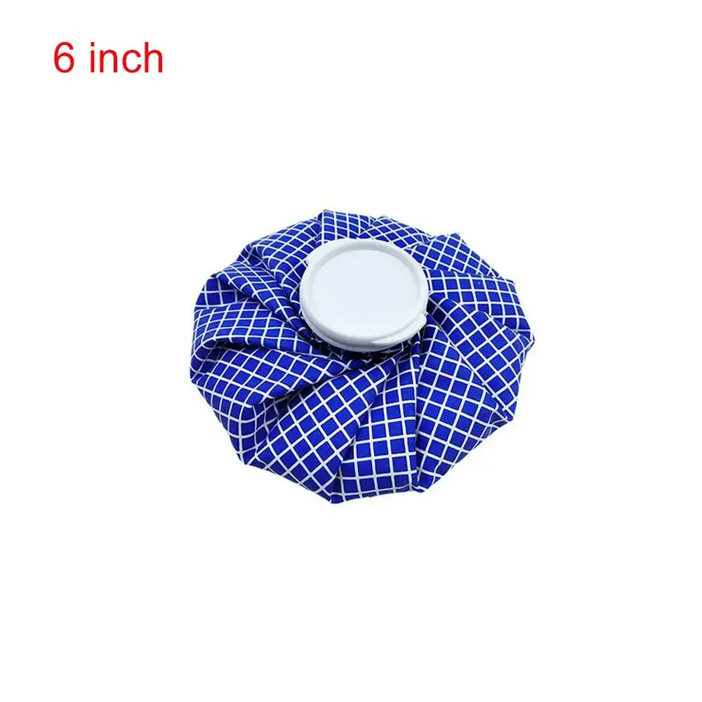 Reusable Ice & Hot Compress Bag 6/9/11 Inch | Cold Therapy Pack Cold Hot Therapy Bag PLUSH Blue 6 inch