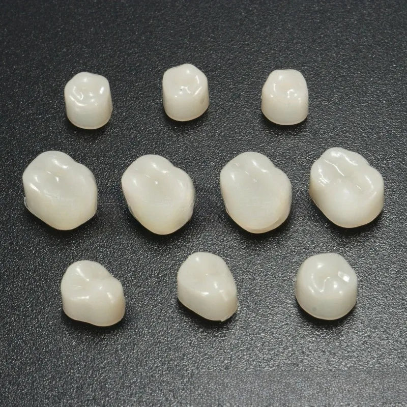 60pcs Resin Temporary Dental Crowns – Anterior & Molar Teeth Temporary Dental Crown PLUSH