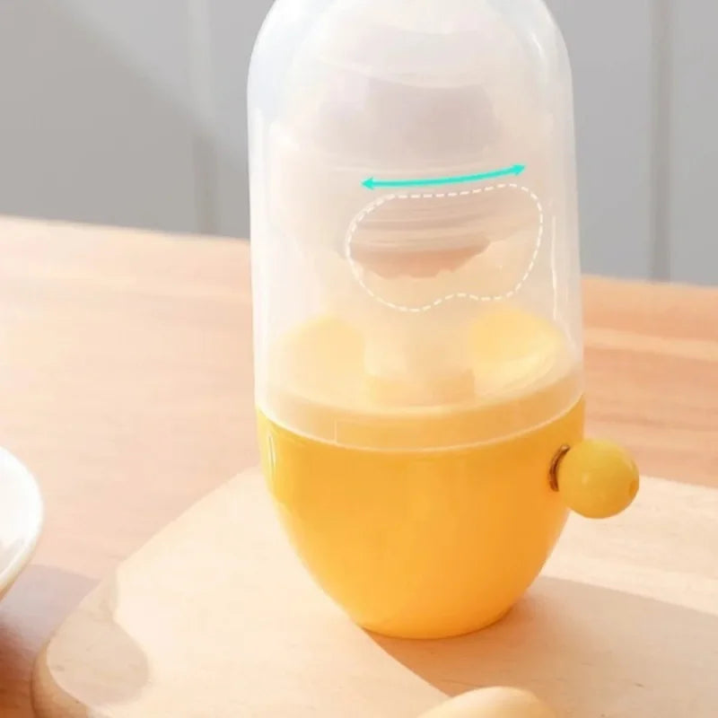 Manual Egg Yolk Mixer – Portable Detachable Egg Spinner Egg Yolk Mixer PLUSH
