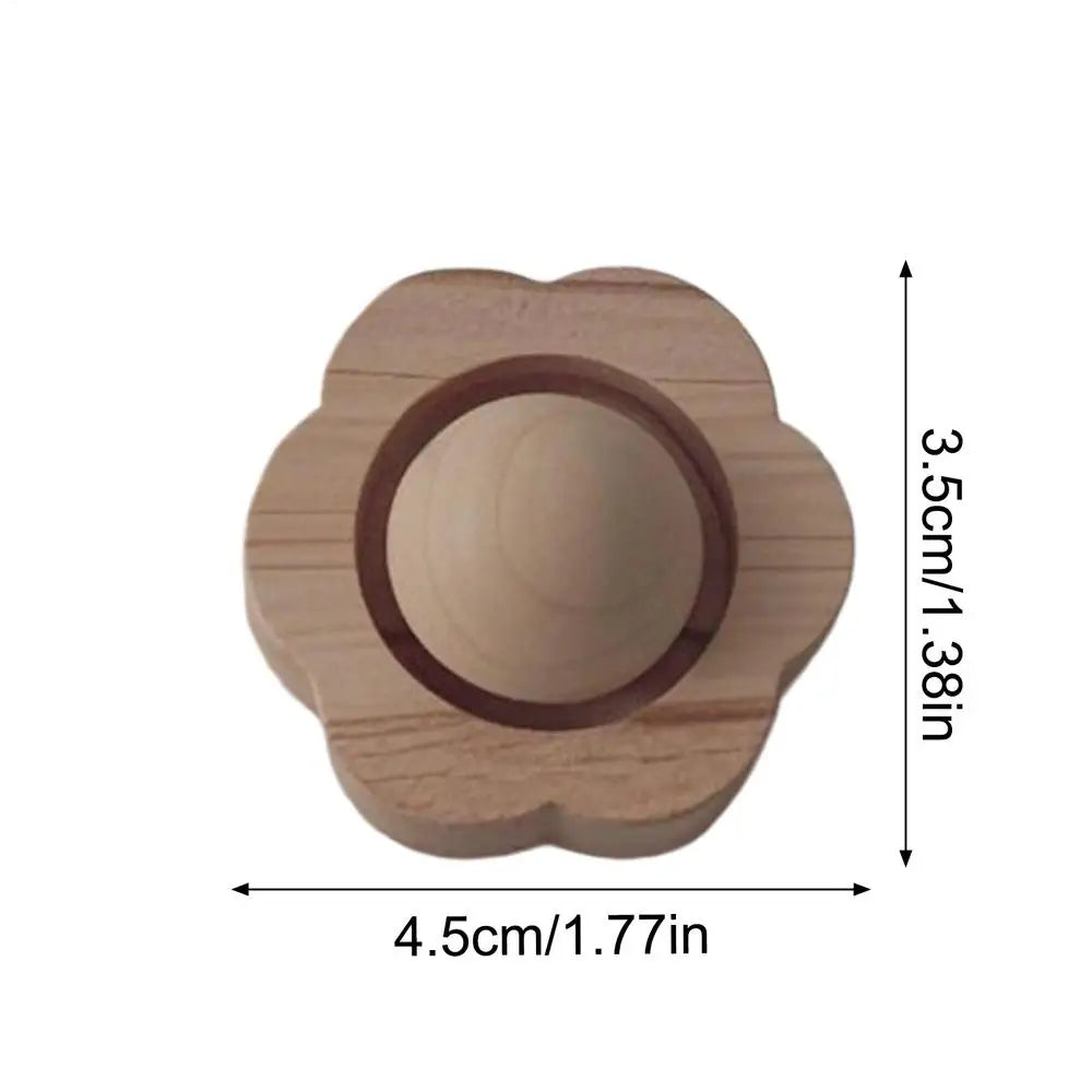Wood Ball Essential Oil Diffuser – Home, Car & Office Aromatherapy Diffuser PLUSH flowers