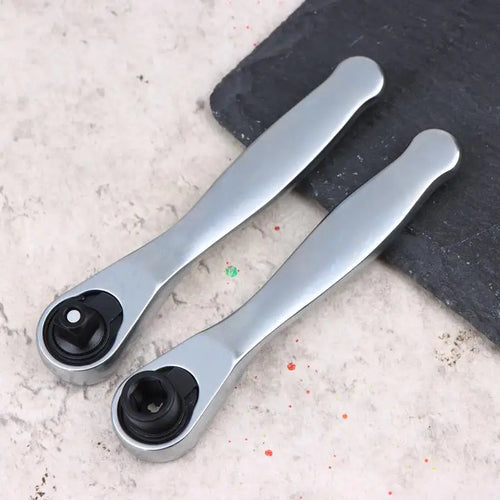 1/4" Drive 72-Tooth Mini Ratchet Wrench | Quick Release Tool Ratchet Wrench PLUSH