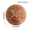 Pure Copper Bird Bath Purification Disk | Algae-Inhibiting Bird Bath Accessory PLUSH 10cm