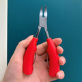 Professional Toenail Clipper – Sharp Curved Blades | Ouriner Nail Clipper PLUSH Red