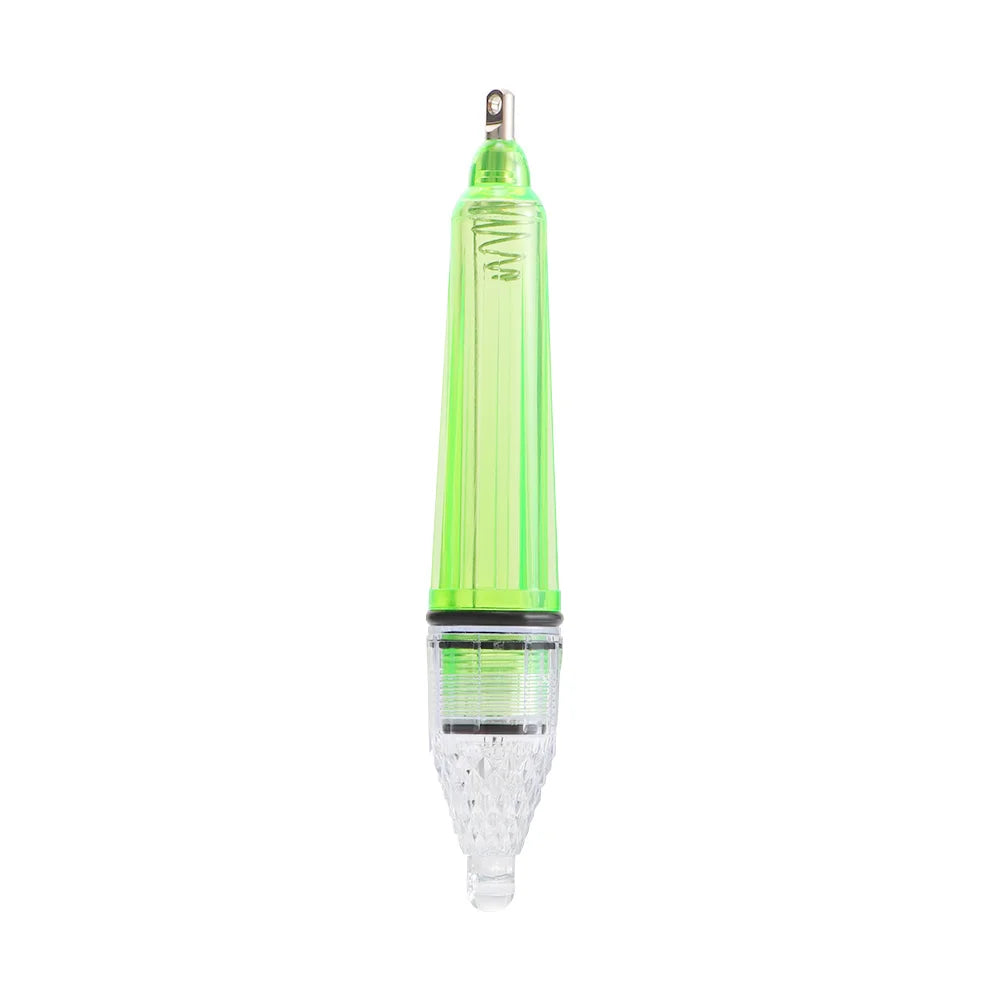 Mini LED Underwater Squid Fishing Lure Light 16.5cm Multicolor LED Fishing Lure PLUSH green