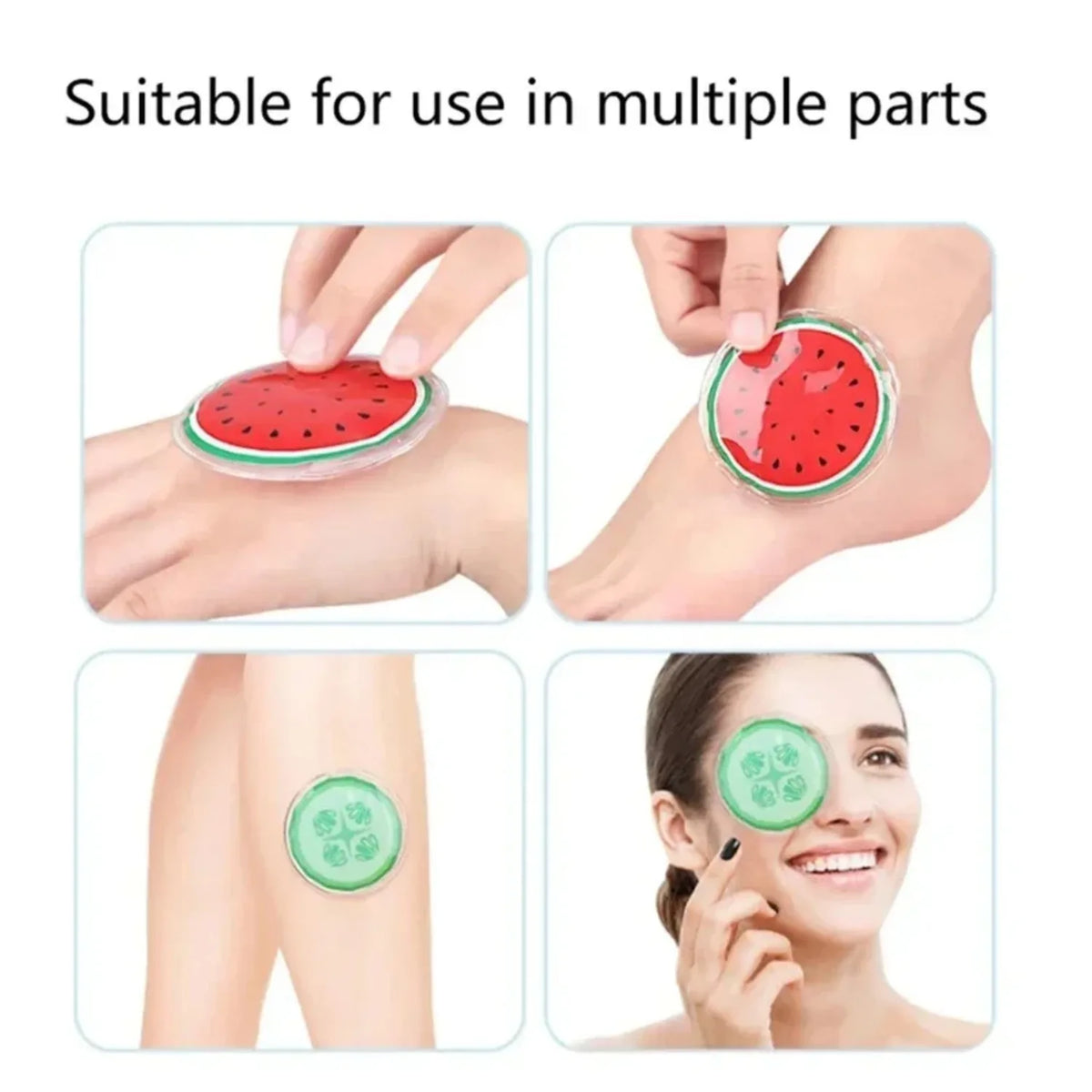 Reusable Gel Ice Pack Hot Cold Compress – Eye & Body Care Gel Ice Pack PLUSH