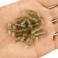 20pcs Rubber Tulip Beads – Carp Helicopter & Ledger Rig Fishing Fishing Rig Beads PLUSH Light Brown