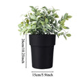 Flower Pot Diversion Safe – Hidden Lock Box for Keys & Money Diversion Safe Box PLUSH Black
